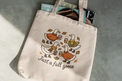 Fall Goose Tote Bag