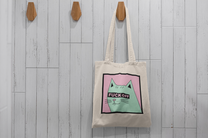 Rude Cat Tote Bag