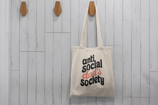 Anti Social Dad's Society Tote Bag