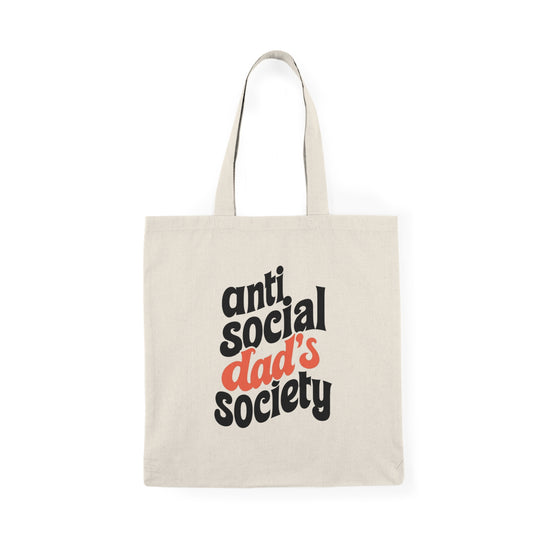 Anti Social Dad's Society Tote Bag