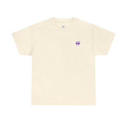 Cute Purple Skull Unisex Cotton Tee