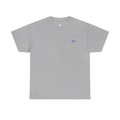 Cute Purple Skull Unisex Cotton Tee