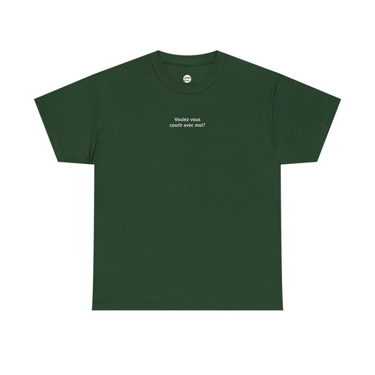 Voulez Vous Courir Avec Moi Unisex Cotton Tee
