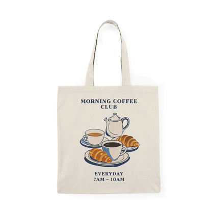 Morning Coffee Club Tote Bag