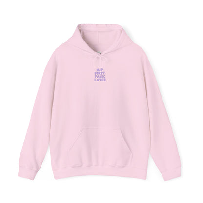 Nap First, Panic Later Unisex Hoodie
