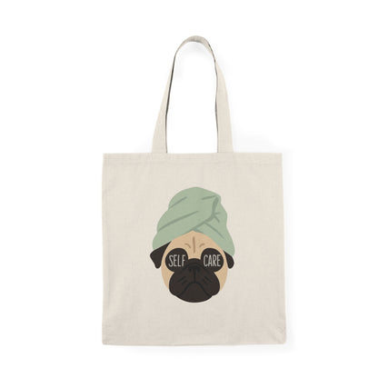 Pug Self Care Tote Bag