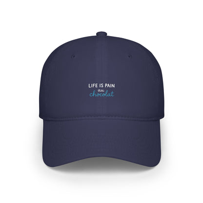 Life Is Pain Au Chocolat Baseball Hat