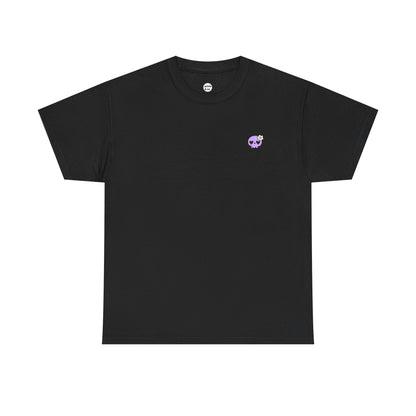 Cute Purple Skull Unisex Cotton Tee