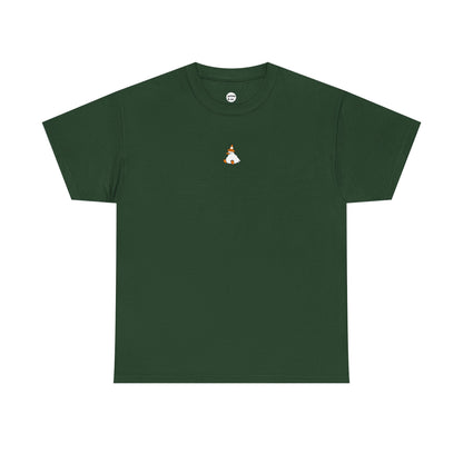 Duck with a Orange Traffic Cone Unisex Cotton Tee